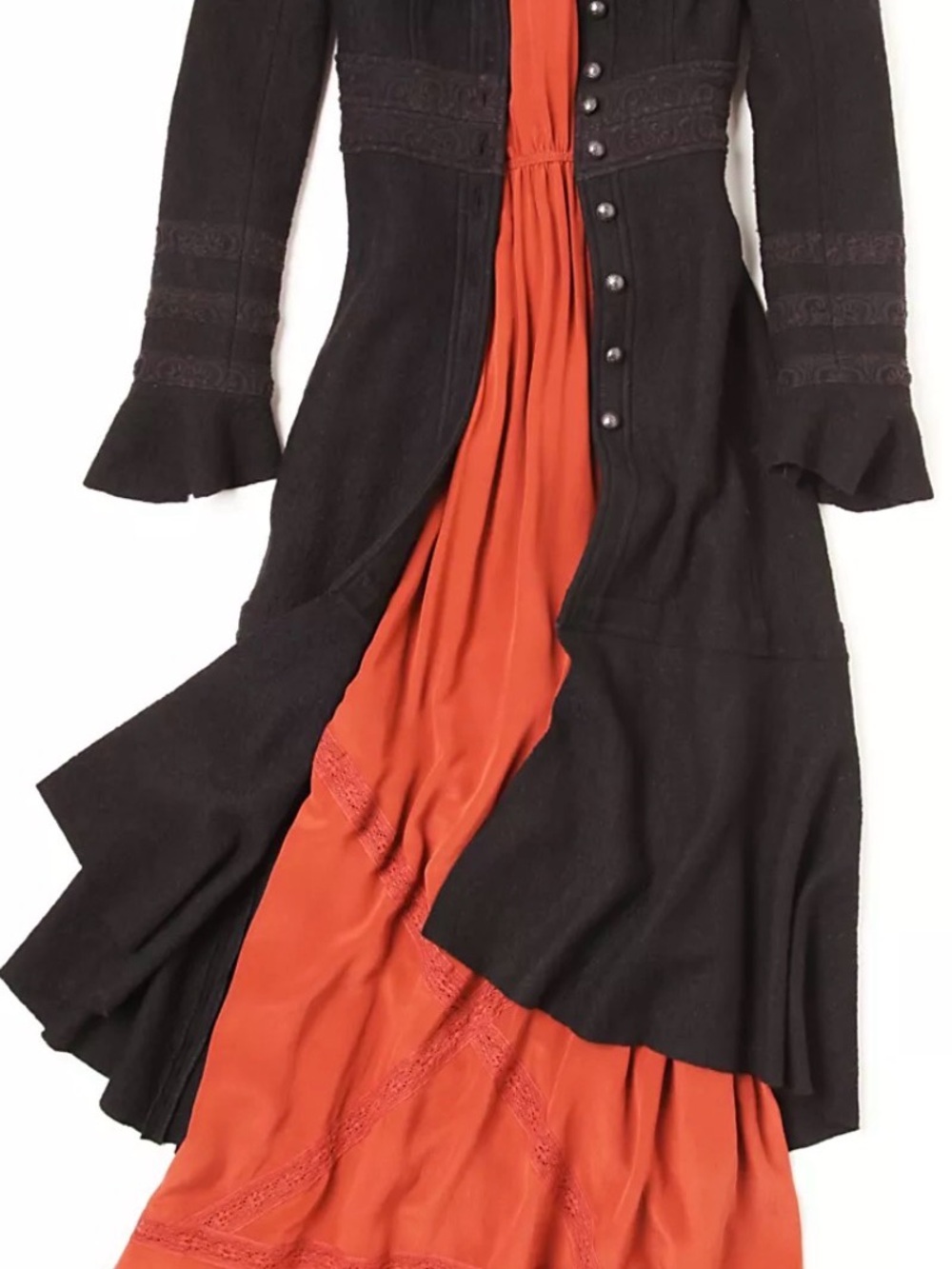 RARE Free People vintage inspired wool coat